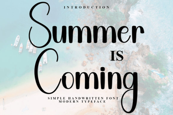 A Review of the Summer Coming Handwritten Font for Web Design