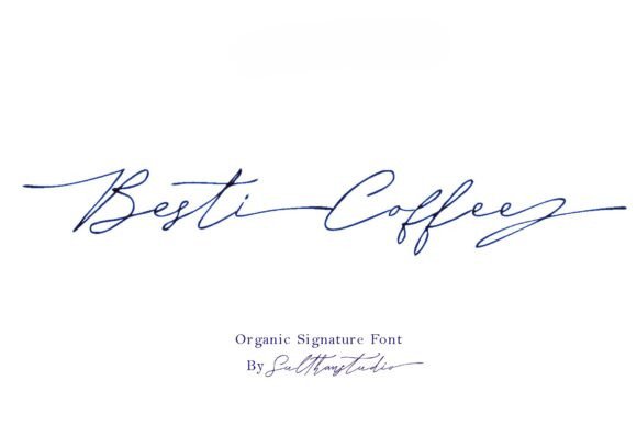 Besti Cofee: The Personal Touch of a Signature Script Font