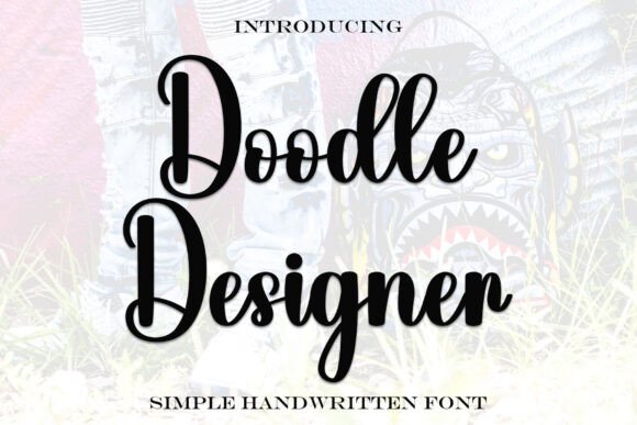Doodle Designer: A Charming Script Font for Warm Digital Spaces