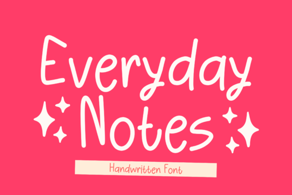 Everyday Notes: An Authentic Font for Editorial Warmth