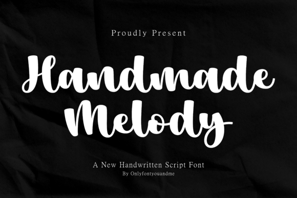 Handmade Melody: A Warm & Organic Font for Creative Design