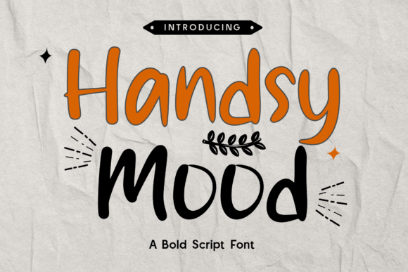 Handsy Mood: A Bold Script Font for Modern Web Design