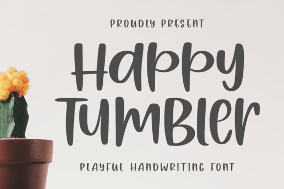 Happy Tumbler Font: A Playful Tool for Editorial Mood
