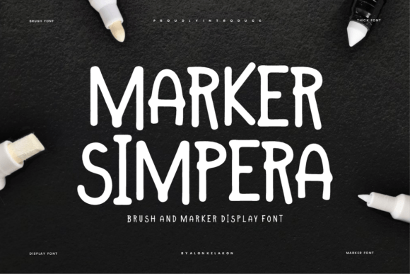Marker Simpera: A Font for Your Handmade Story
