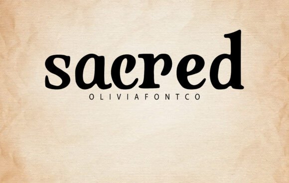 Sacred: A Refined Script Font for Characterful Brands