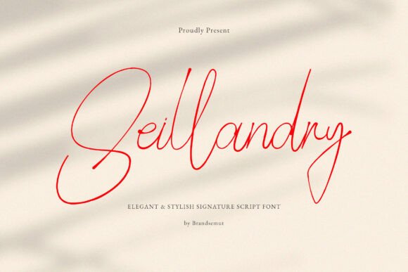 Seillandry: An Elegant Signature Font for Modern Digital Designs