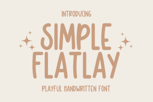Simple Flatlay: A Friendly Typeface for Small Business Brands