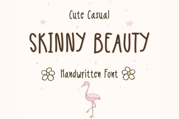 Skinny Beauty Font: A Sleek Handwritten Typeface for Modern Marketing