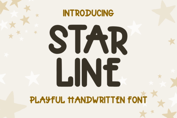 Star Line: A Whimsical Font for Editorial Charm