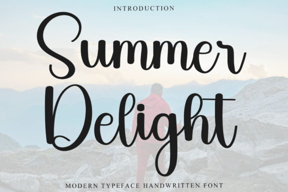 Summer Delight: A Soft and Distinctive Script Font for Branding